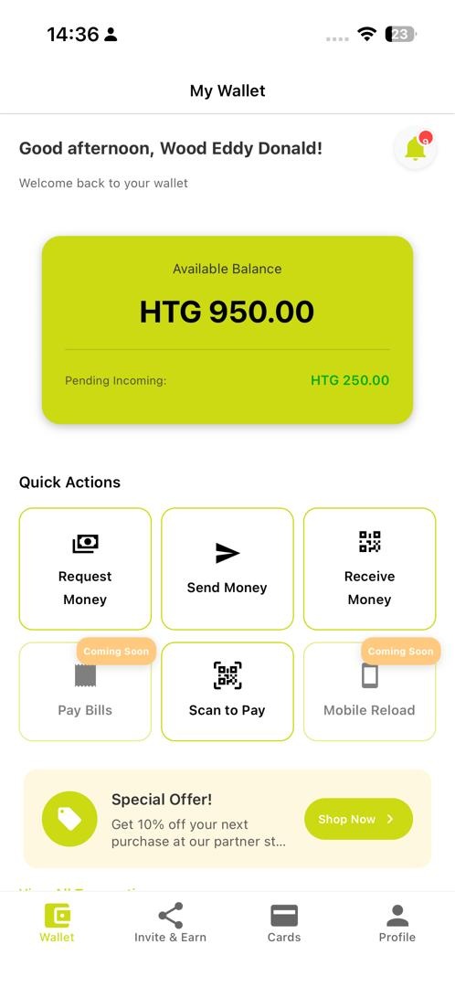SEZA payment app preview