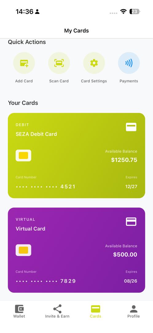 SEZA payments in action